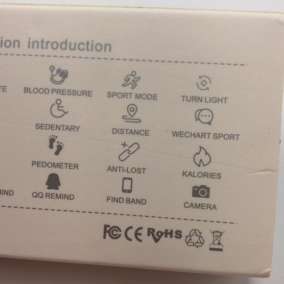 BNIB XXXDXDP Smart Watch bracelet monitors health, call alerts, take pictures - Picture 10 of 12